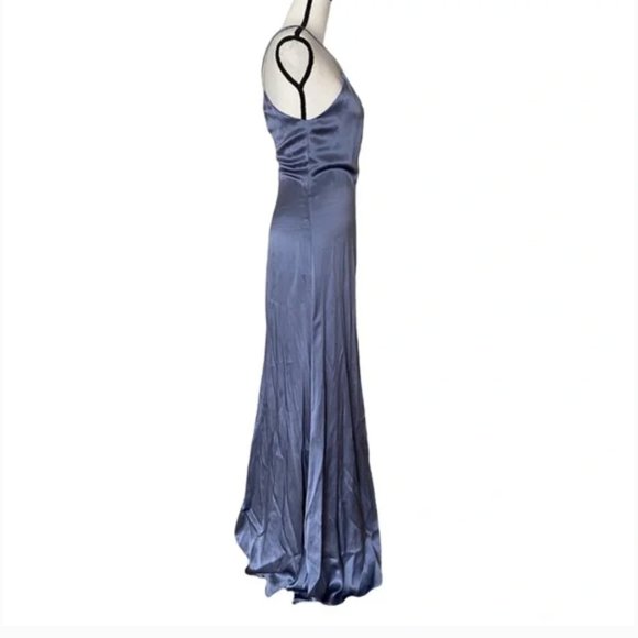 Reformation Cabot Front Slit Dress In Natural BNWT XS - Picture 5 of 8